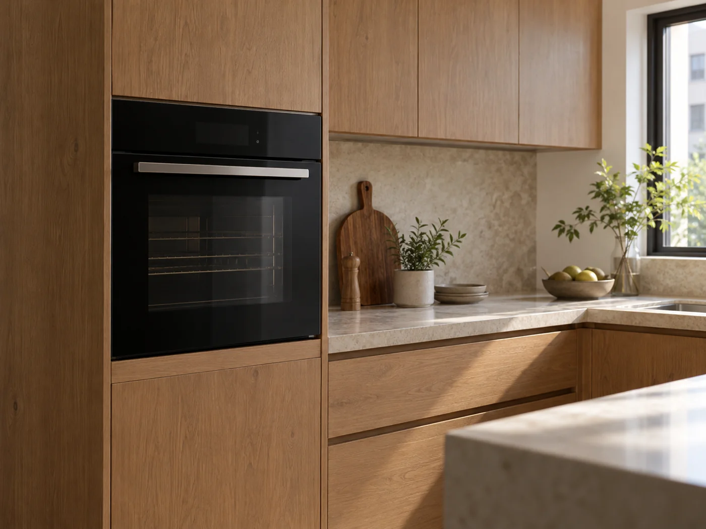 Miele DGC 7150 CulinArt|嵌入式蒸烤箱櫥櫃安裝生成示意