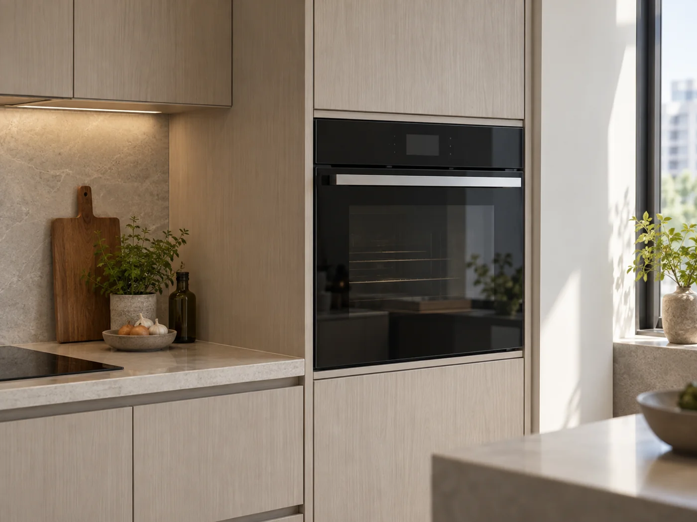 Miele DGC 7151 CulinArt|嵌入式蒸烤箱櫥櫃安裝生成示意