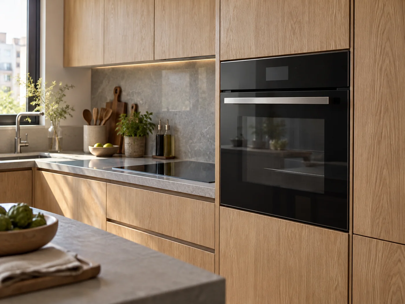 Miele DGC 7350｜嵌入式蒸烤箱櫥櫃安裝生成示意