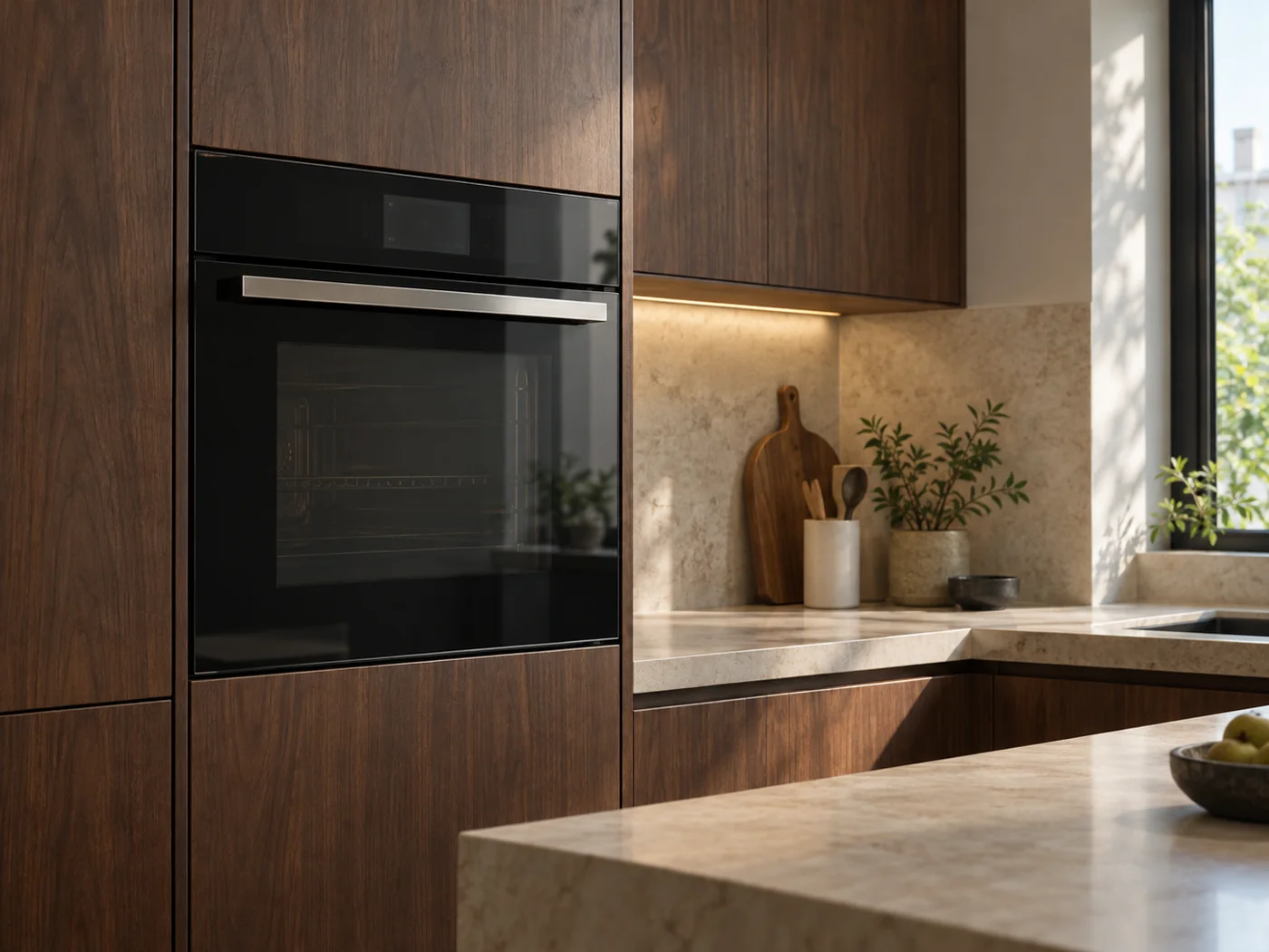 Miele DGC 7445 HC Pro｜嵌入式蒸烤箱櫥櫃安裝生成示意