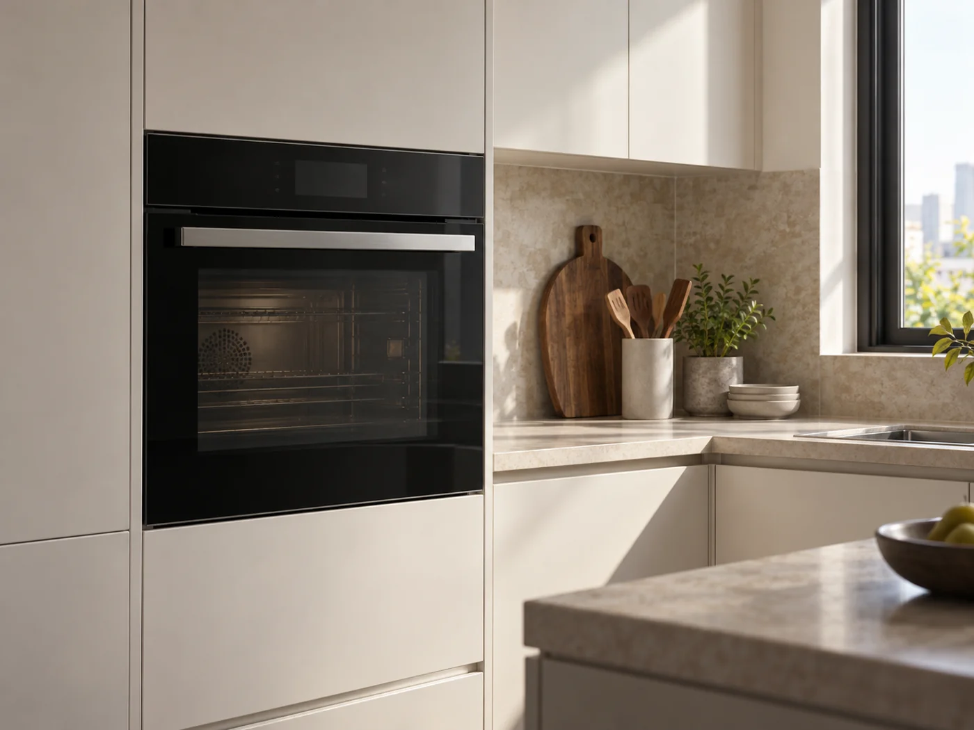Miele DGC 7460 HC Pro｜嵌入式蒸烤箱櫥櫃安裝生成示意