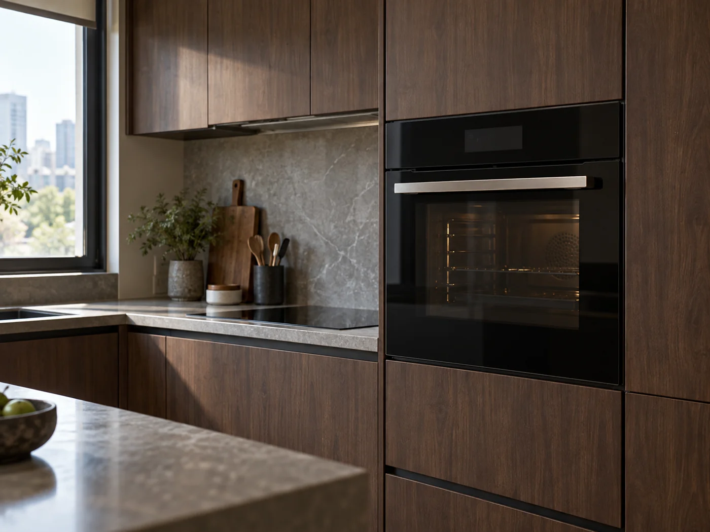 Miele DGC 7645 HC Pro｜嵌入式蒸烤箱櫥櫃安裝生成示意