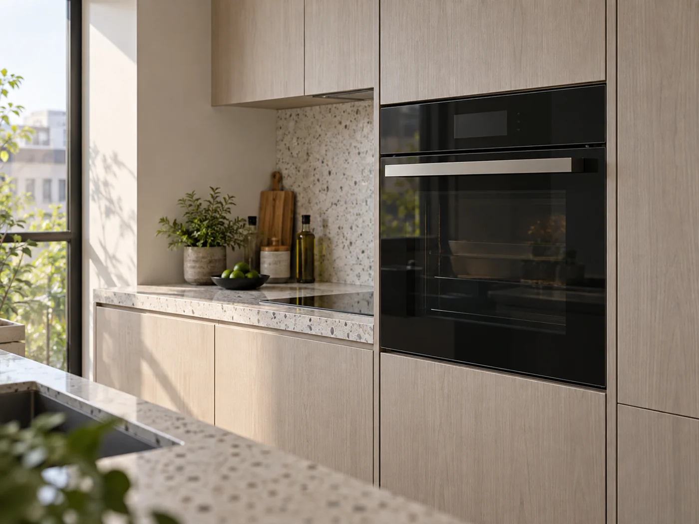 Miele DGC 7660 HC Pro|嵌入式蒸烤箱櫥櫃安裝生成示意