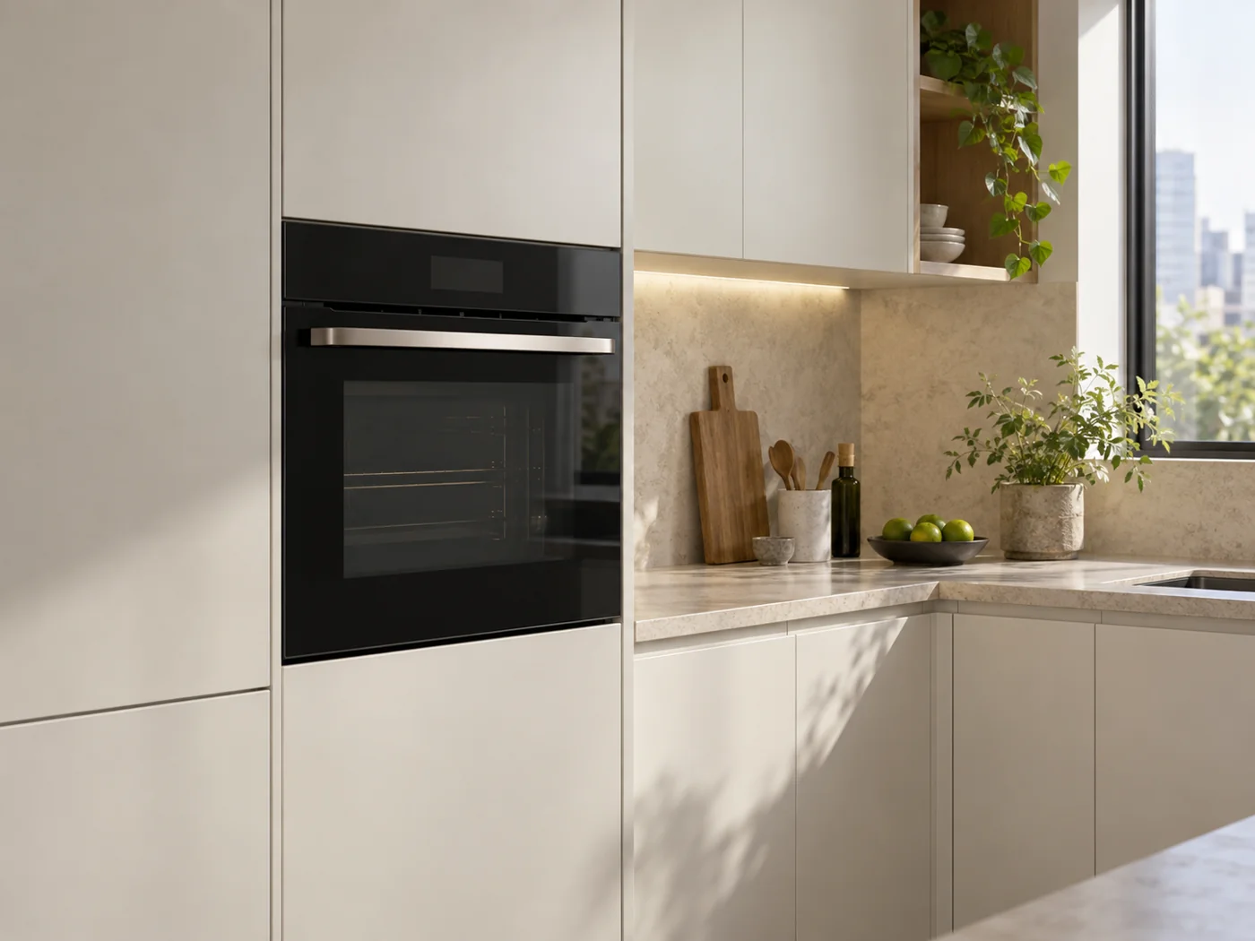 Miele DGC 7665 HC Pro｜嵌入式蒸烤箱櫥櫃安裝生成示意