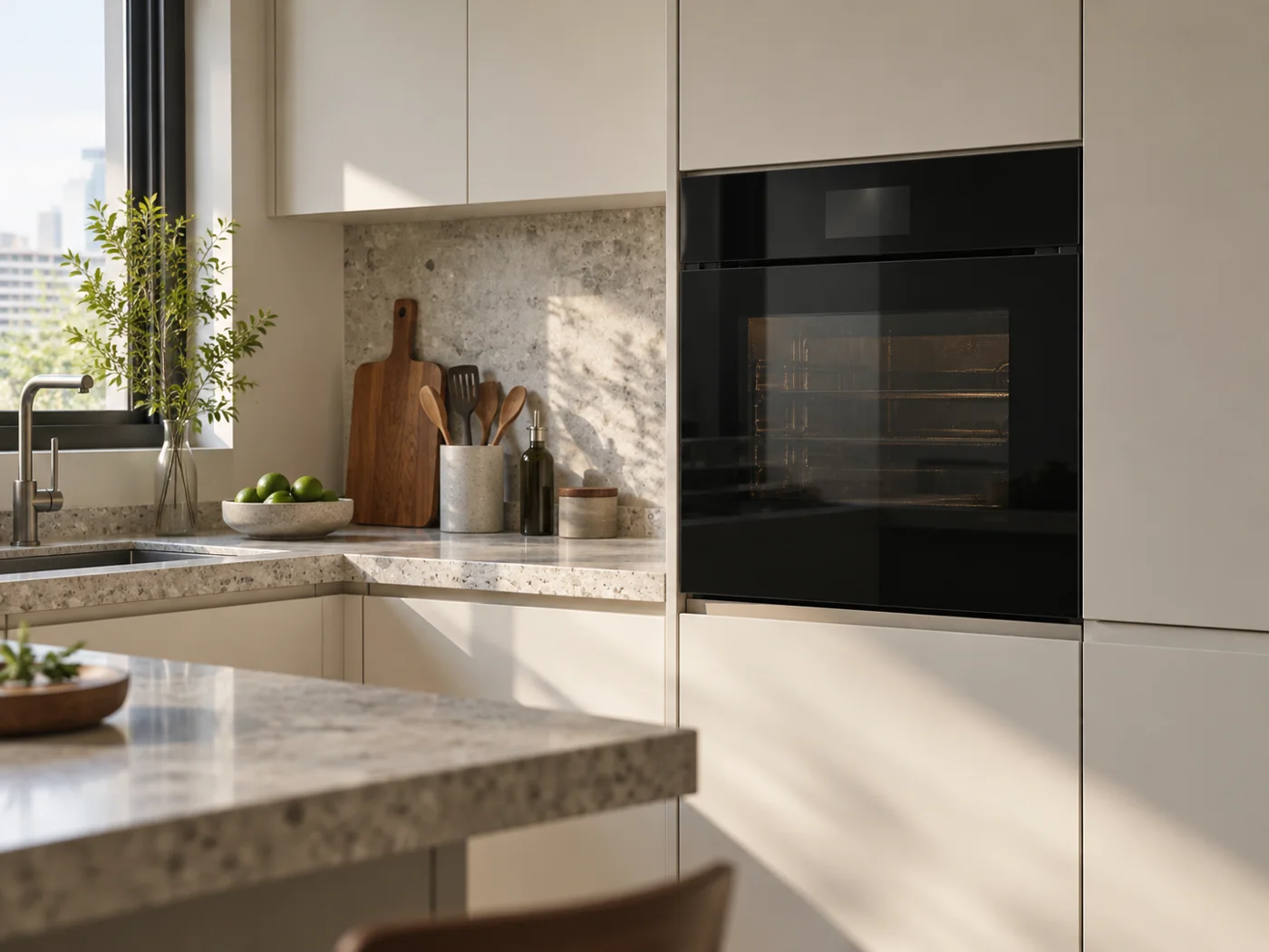 Miele DGC 7840 HCX Pro｜嵌入式蒸烤箱櫥櫃安裝生成示意