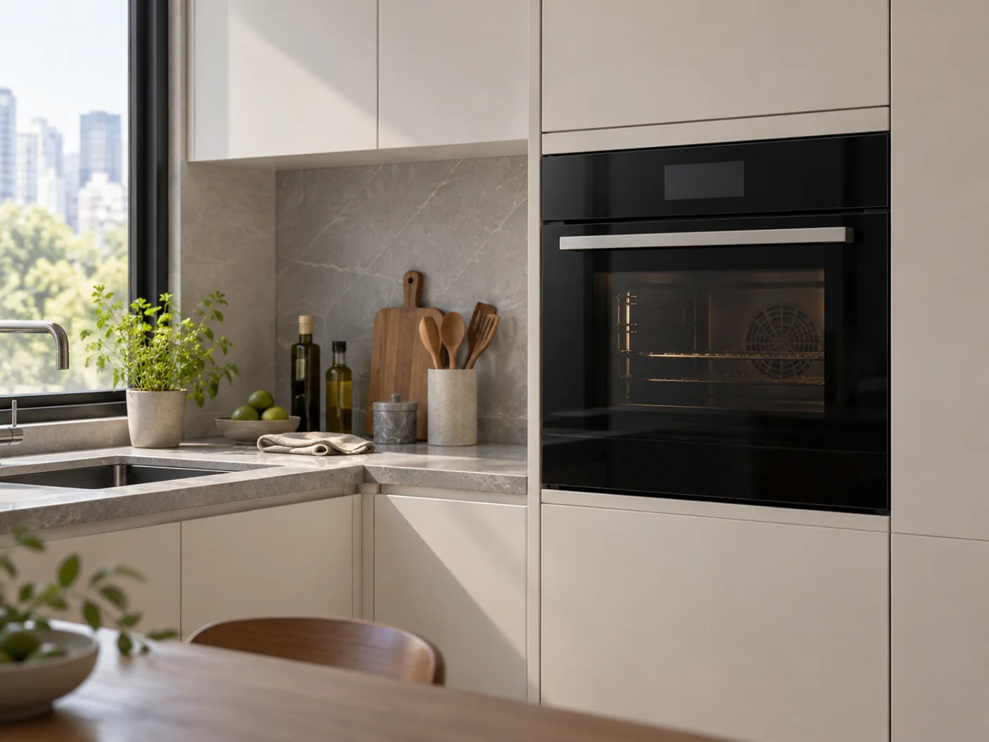 Miele DGC 7845 HC Pro｜嵌入式蒸烤箱櫥櫃安裝生成示意