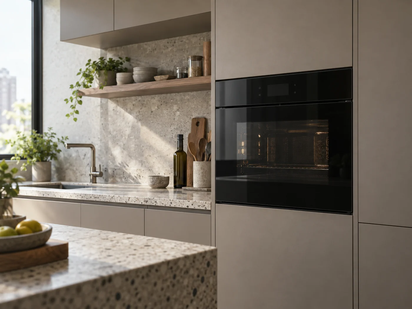 Miele DGC 7845 HCX Pro｜嵌入式蒸烤箱櫥櫃安裝生成示意