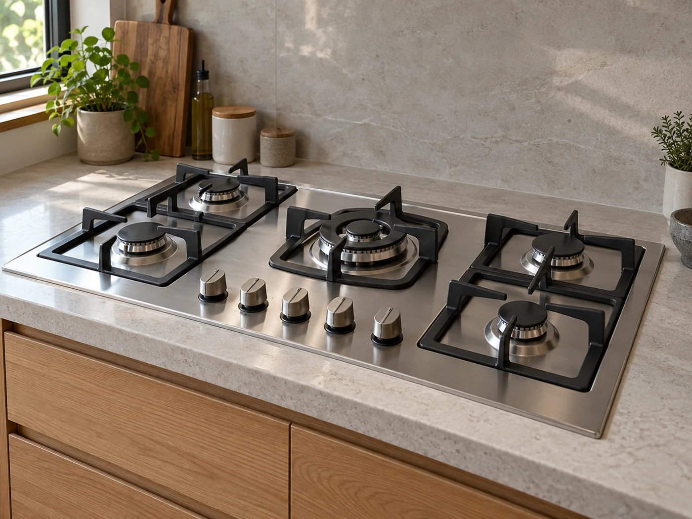 Miele KM 2034 G｜瓦斯爐櫥櫃安裝生成示意