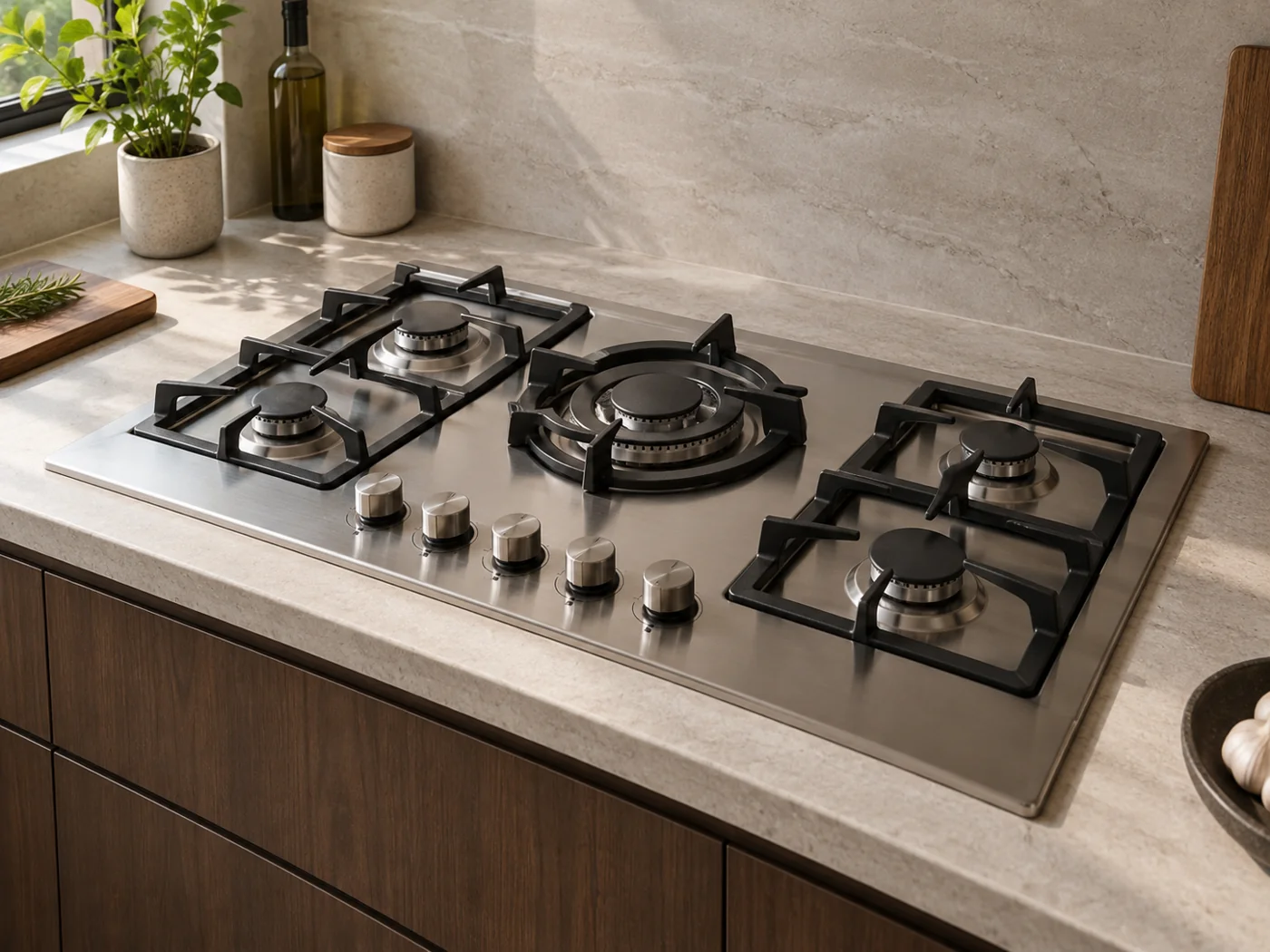 Miele KM 2052｜瓦斯爐櫥櫃安裝生成示意
