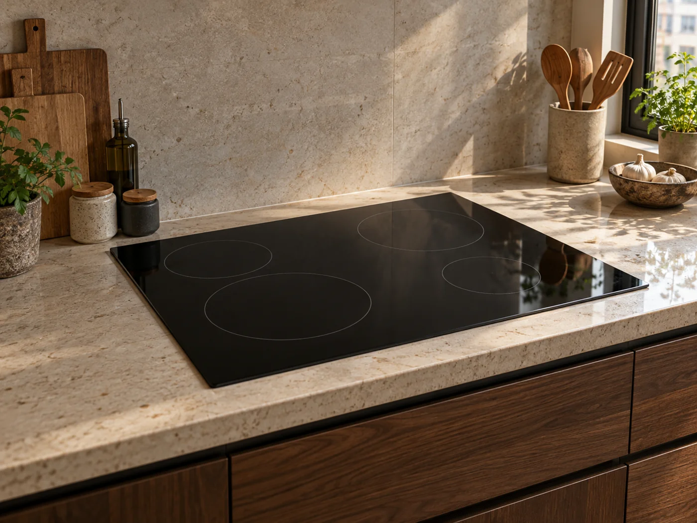 Miele KM 6523 FL｜電陶爐櫥櫃安裝生成示意