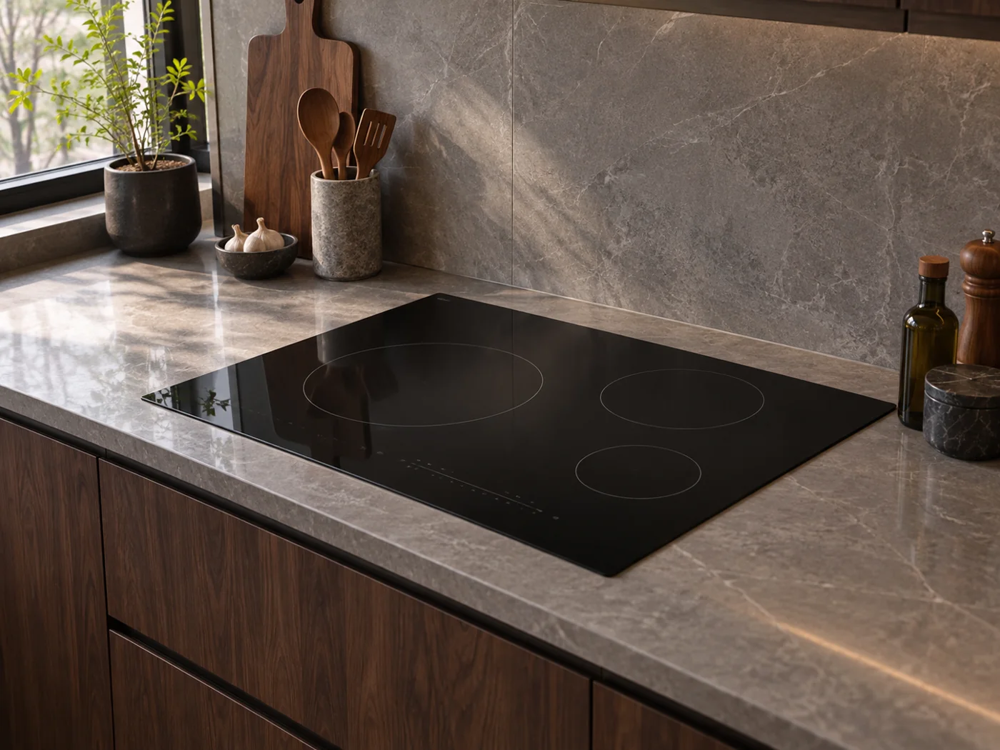 Miele KM 7063 FR|感應爐櫥櫃安裝生成示意