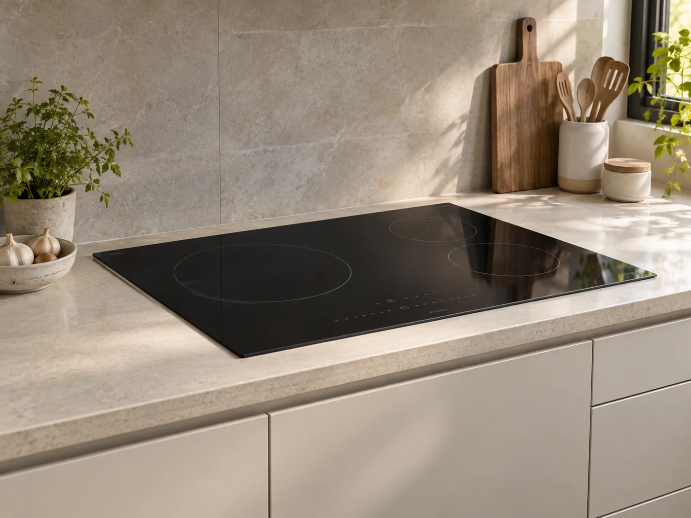 Miele KM 7373 FL｜感應爐櫥櫃安裝生成示意