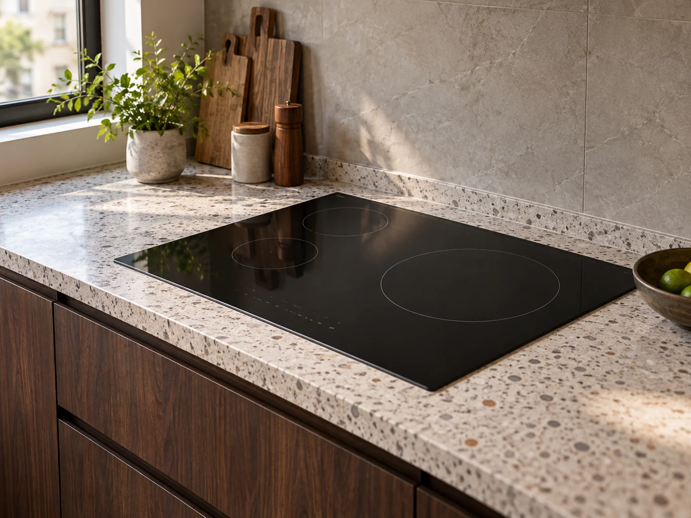 Miele KM 7373 FR｜感應爐櫥櫃安裝生成示意