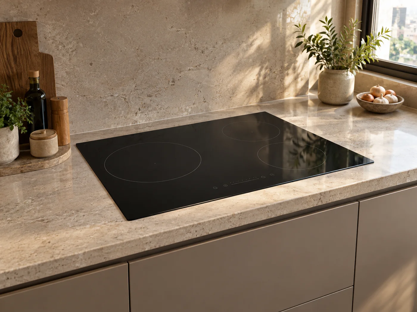 Miele KM 7867-1 FL Diamond｜感應爐櫥櫃安裝生成示意