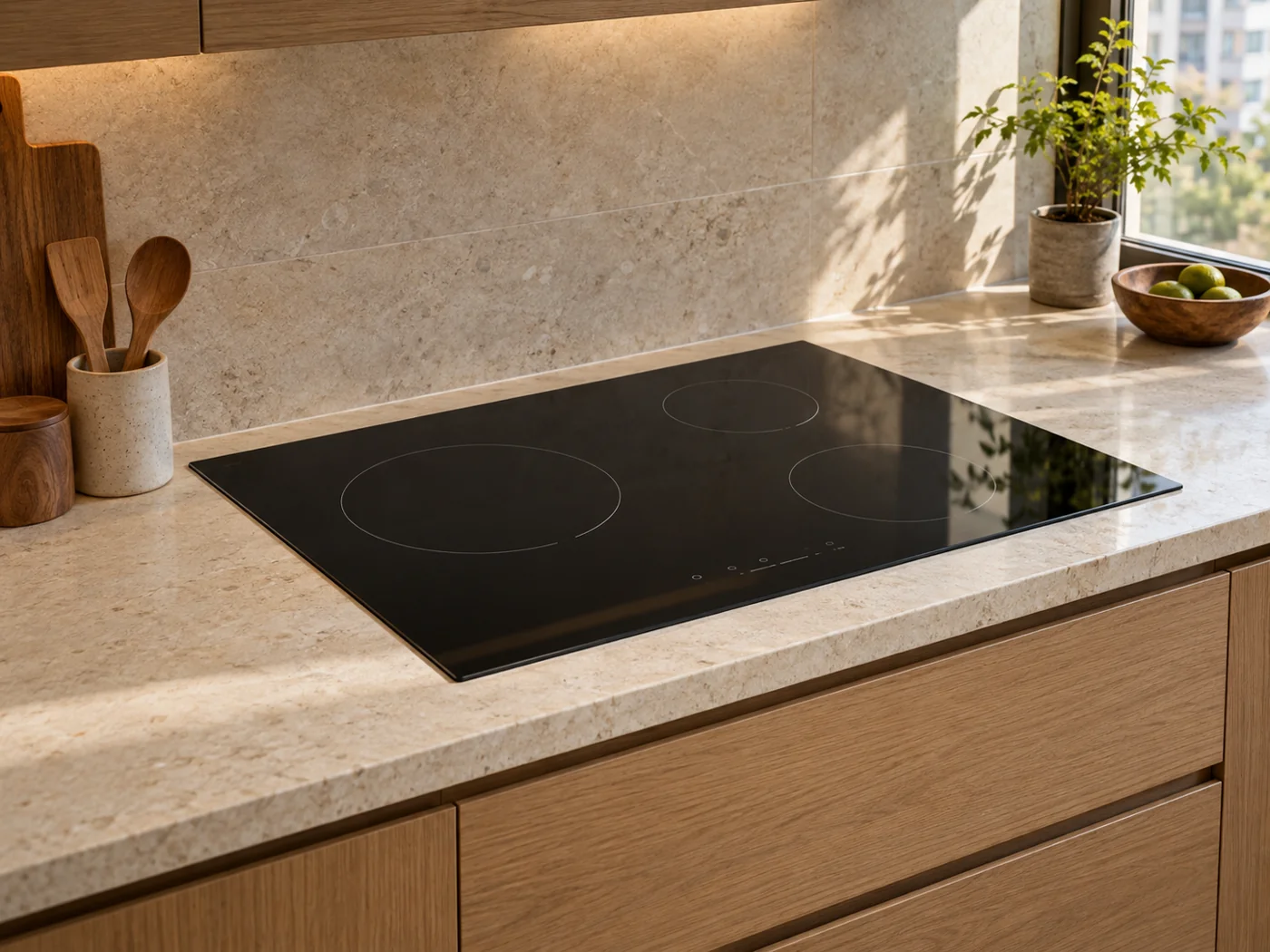 Miele KM 7999 FL｜感應爐櫥櫃安裝生成示意
