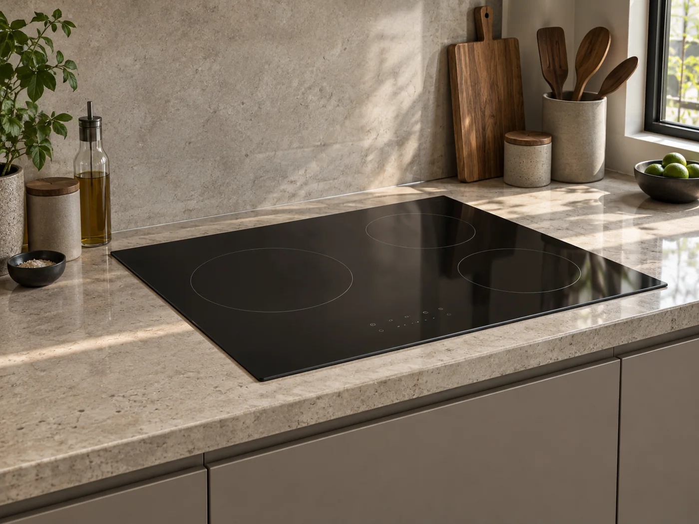 Miele KM 7999 FR｜感應爐櫥櫃安裝生成示意