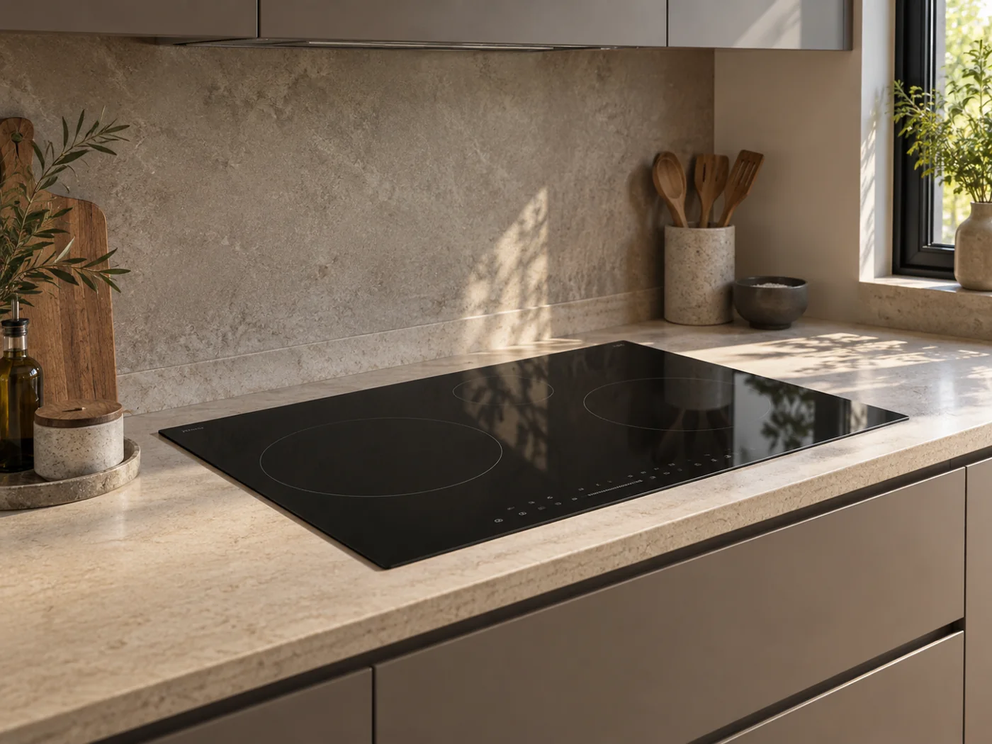 Miele KM 8462 FL｜感應爐櫥櫃安裝生成示意