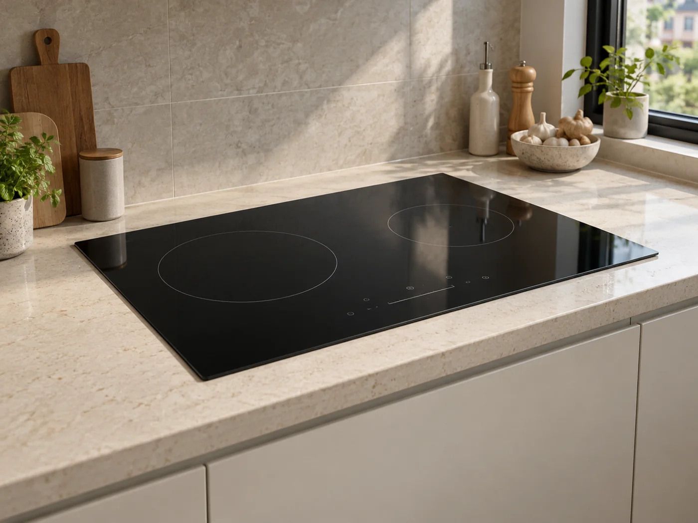 Miele KM 8595 FL|感應爐櫥櫃安裝生成示意