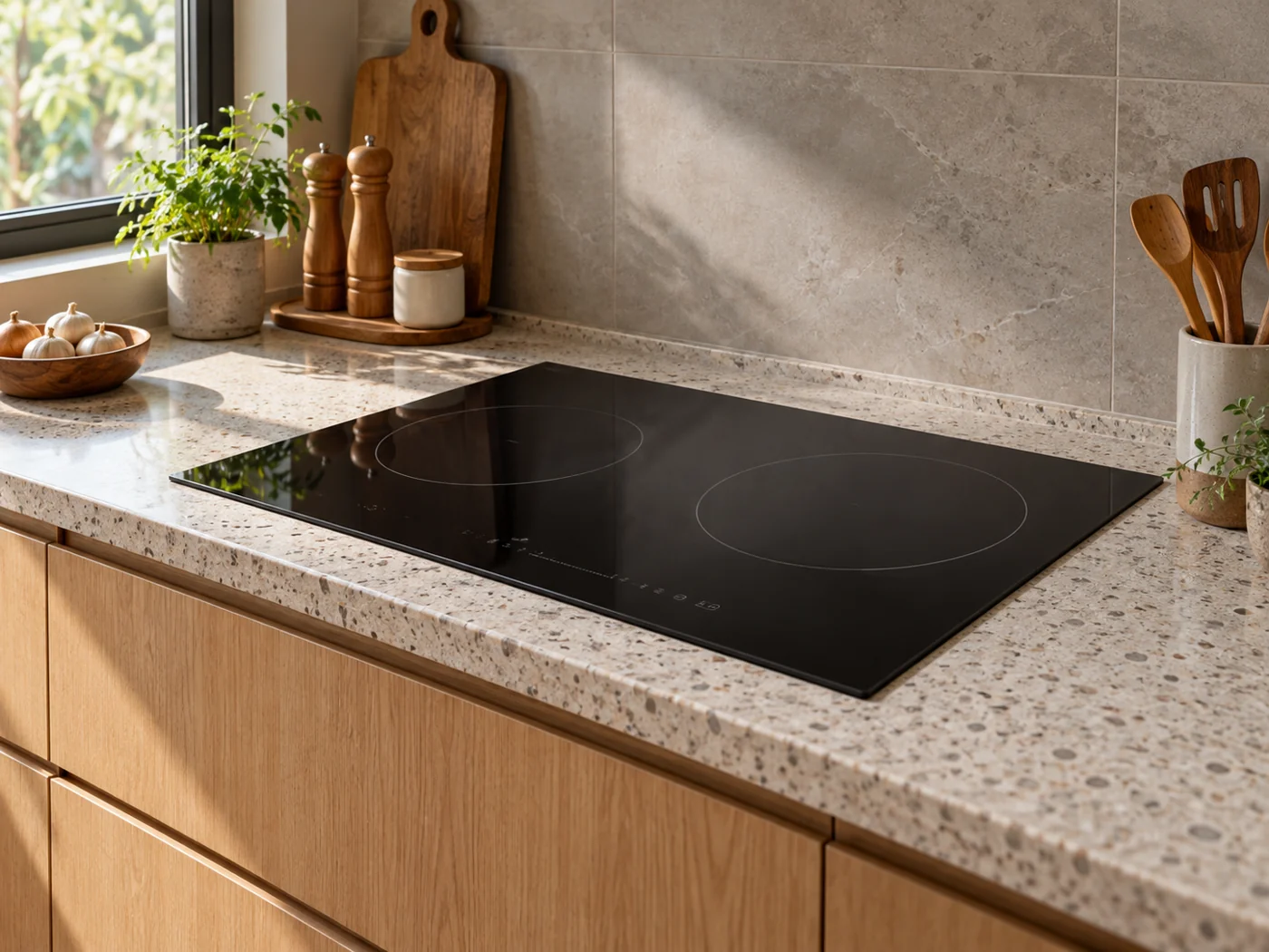 Miele KM 8895 FL Diamond&MSense｜感應爐櫥櫃安裝生成示意