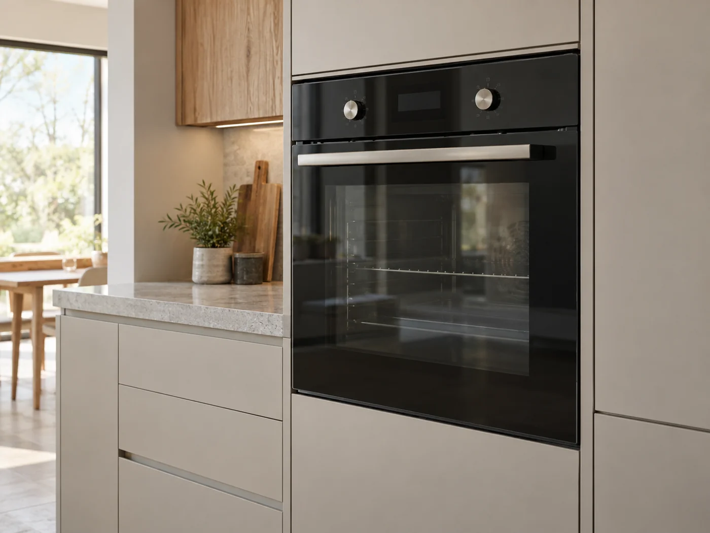 Miele H 2455 B ACTIVE｜嵌入式電烤箱櫥櫃安裝生成示意