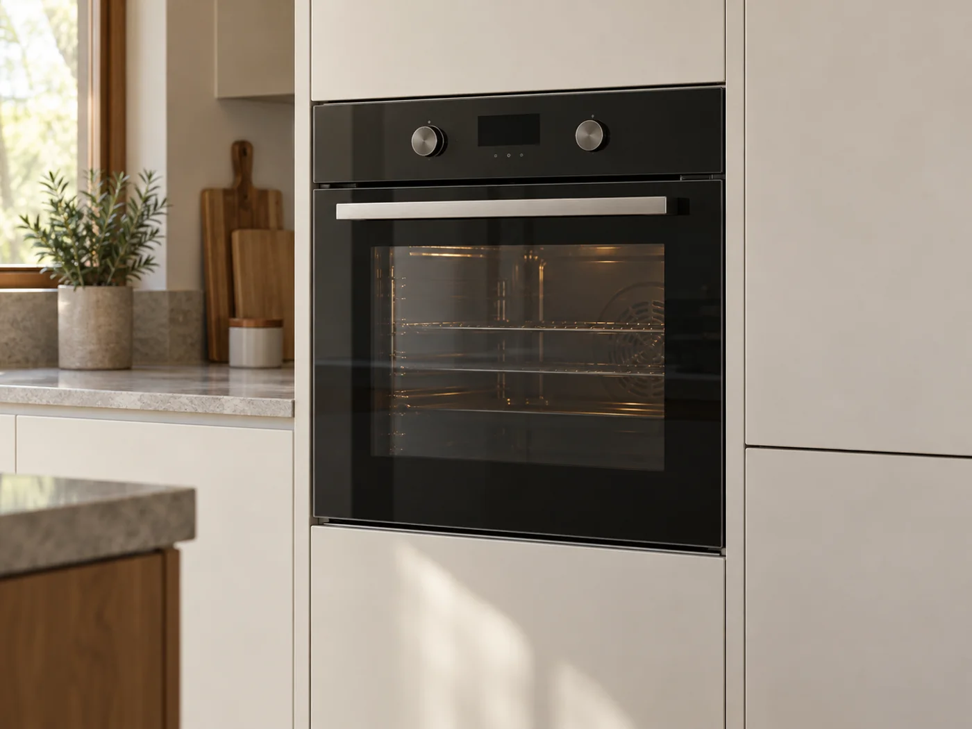 Miele H 2761 BP|嵌入式電烤箱櫥櫃安裝生成示意
