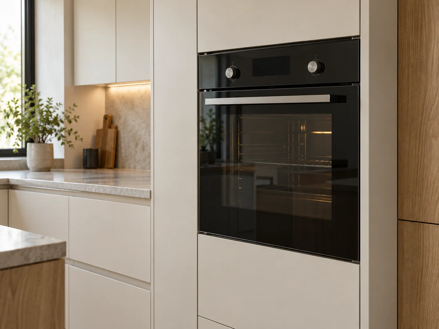 Miele H 2861-1 B 125 Edition|嵌入式電烤箱櫥櫃安裝生成示意
