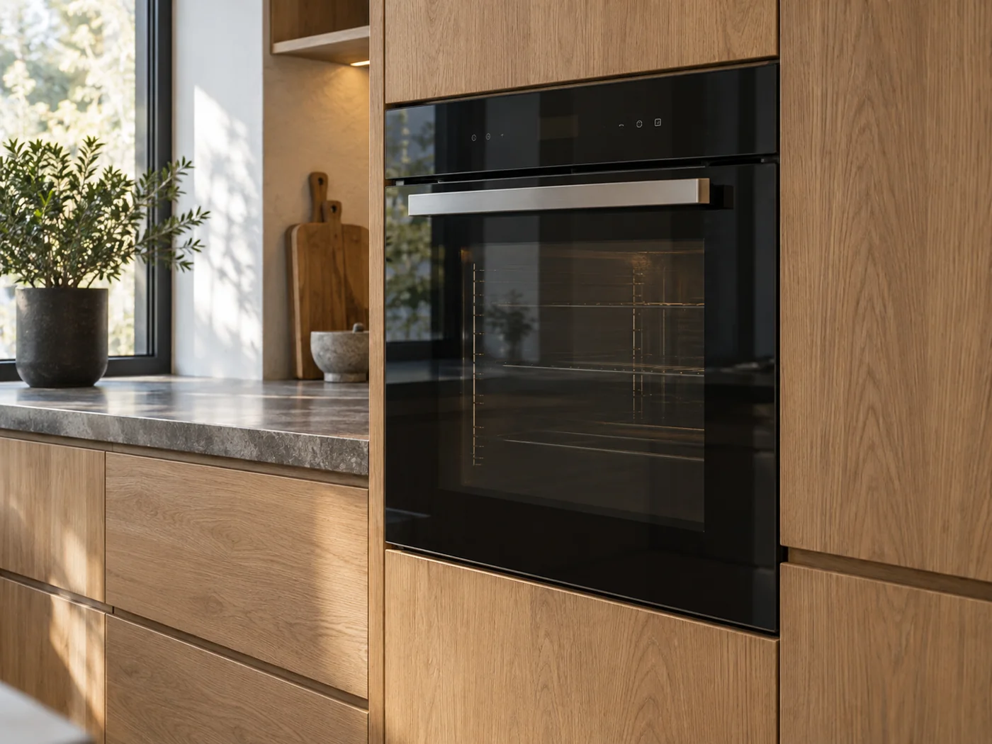 Miele H 7262 BP|嵌入式電烤箱櫥櫃安裝生成示意