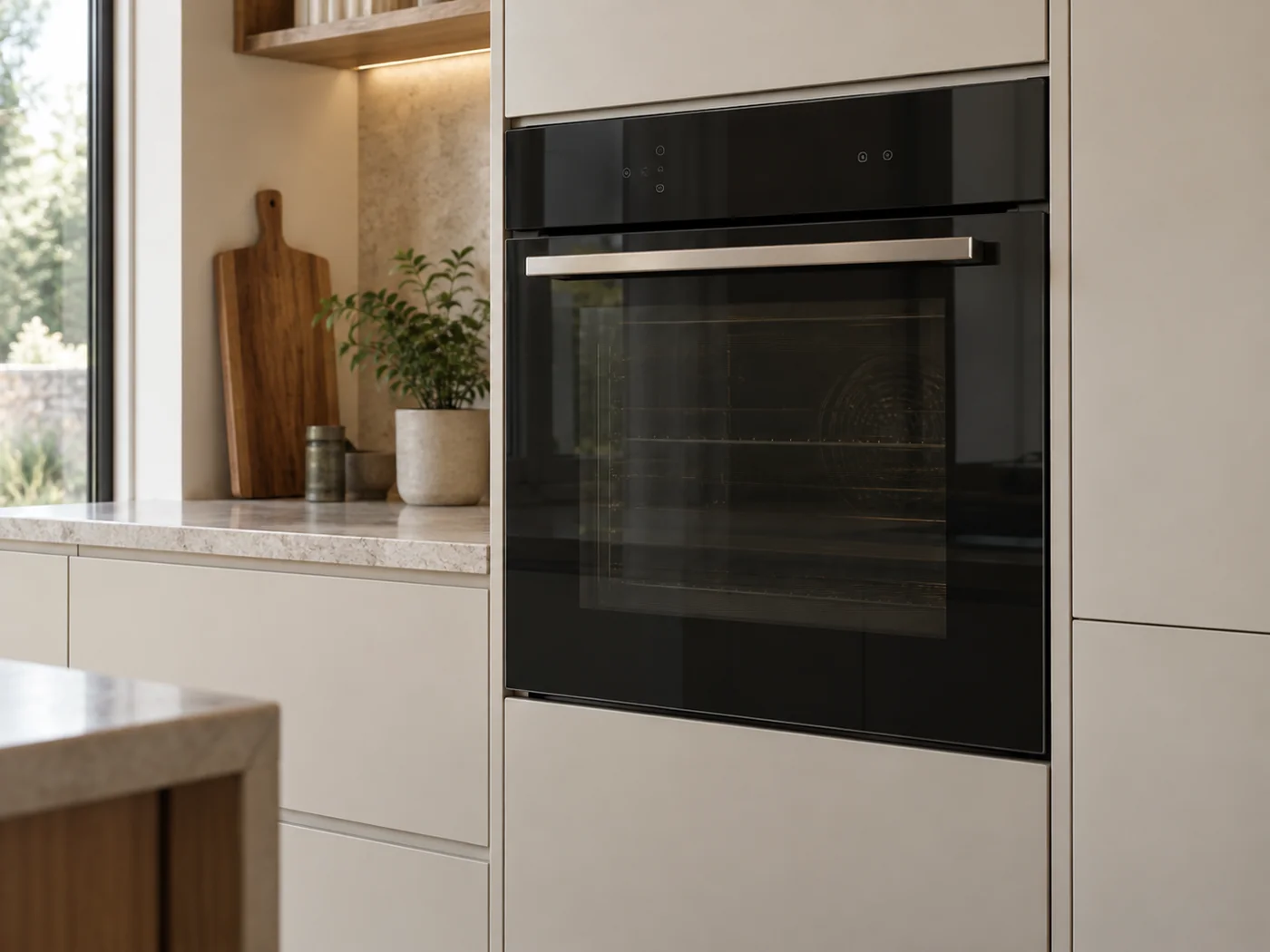 Miele H 7360 B|嵌入式電烤箱櫥櫃安裝生成示意