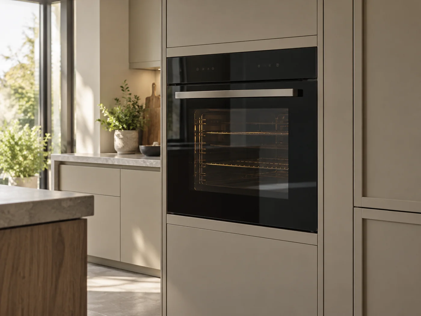 Miele H 7860 BP｜嵌入式電烤箱櫥櫃安裝生成示意